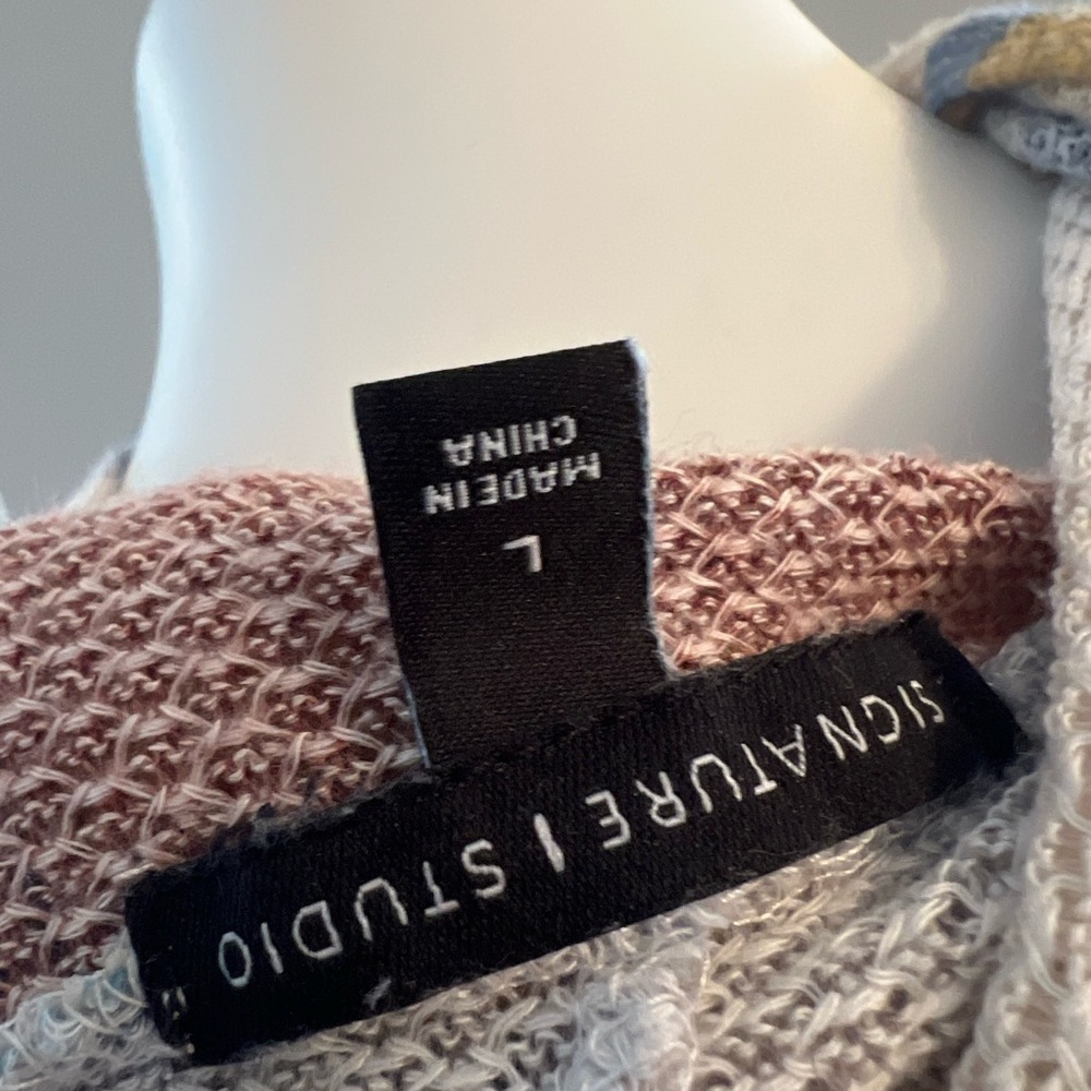 Signature studio multicolor striped hooded top - Picture 3 of 4